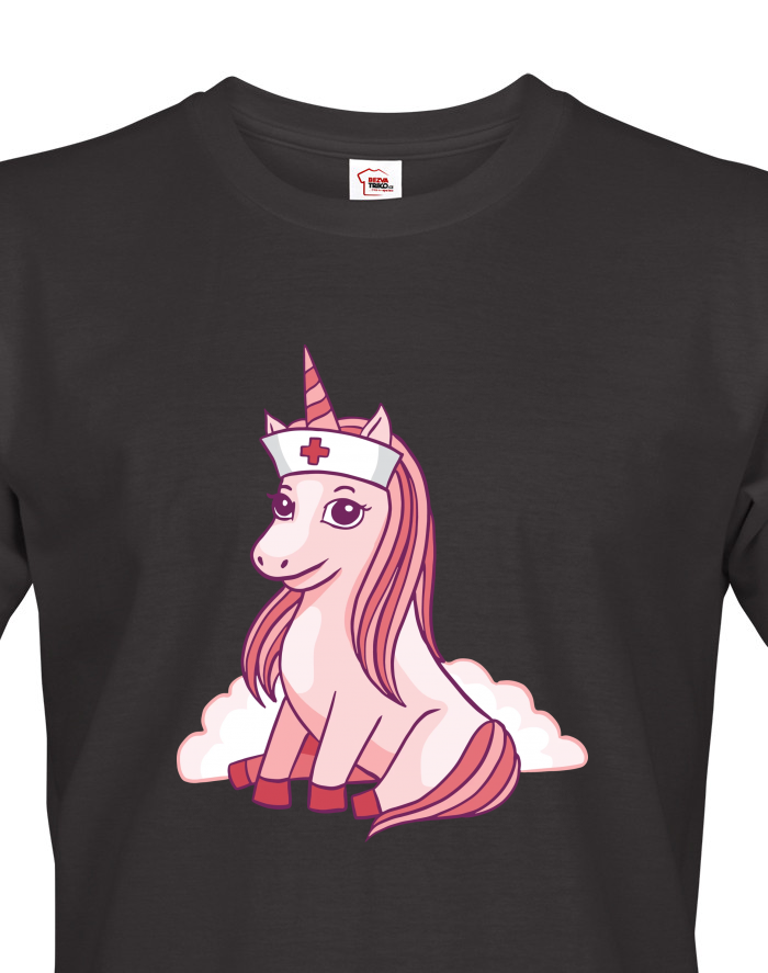 Unicorn nurse – pánské tričko s krátkým rukávem