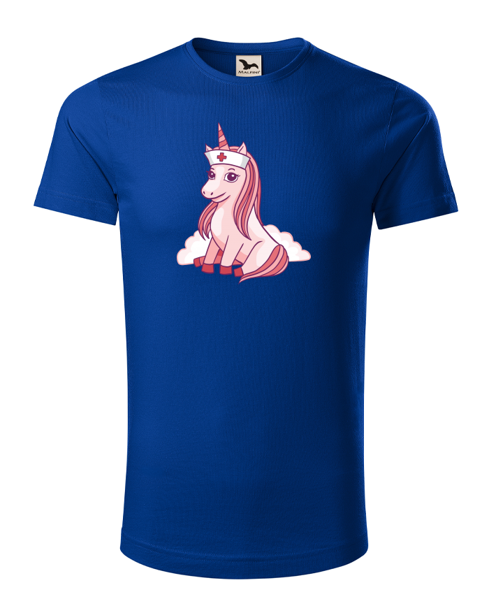 Pánské tričko Unicorn nurse – sestřička jednorožec