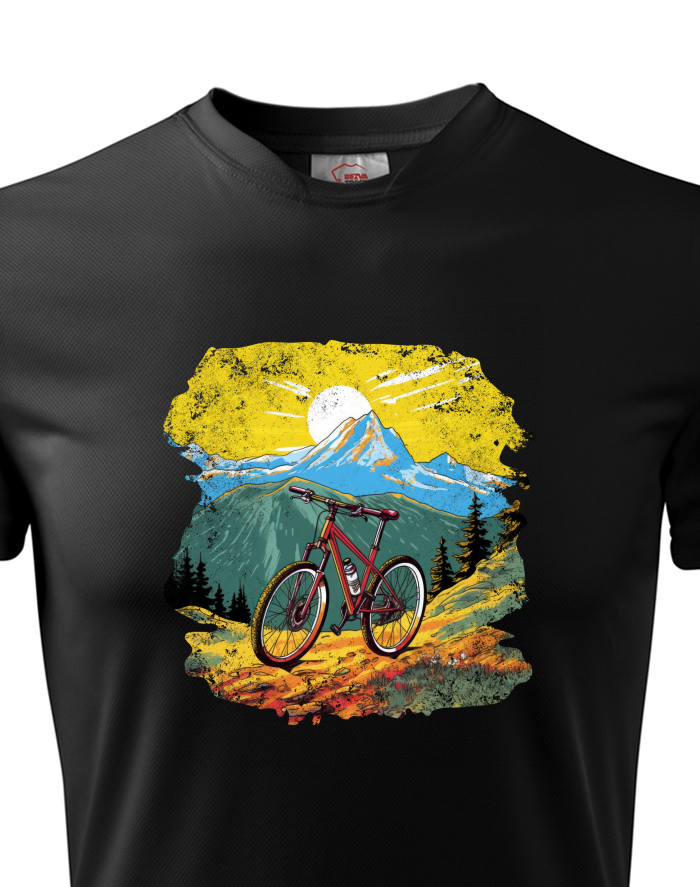 Pánské funkční tričko MTB hory