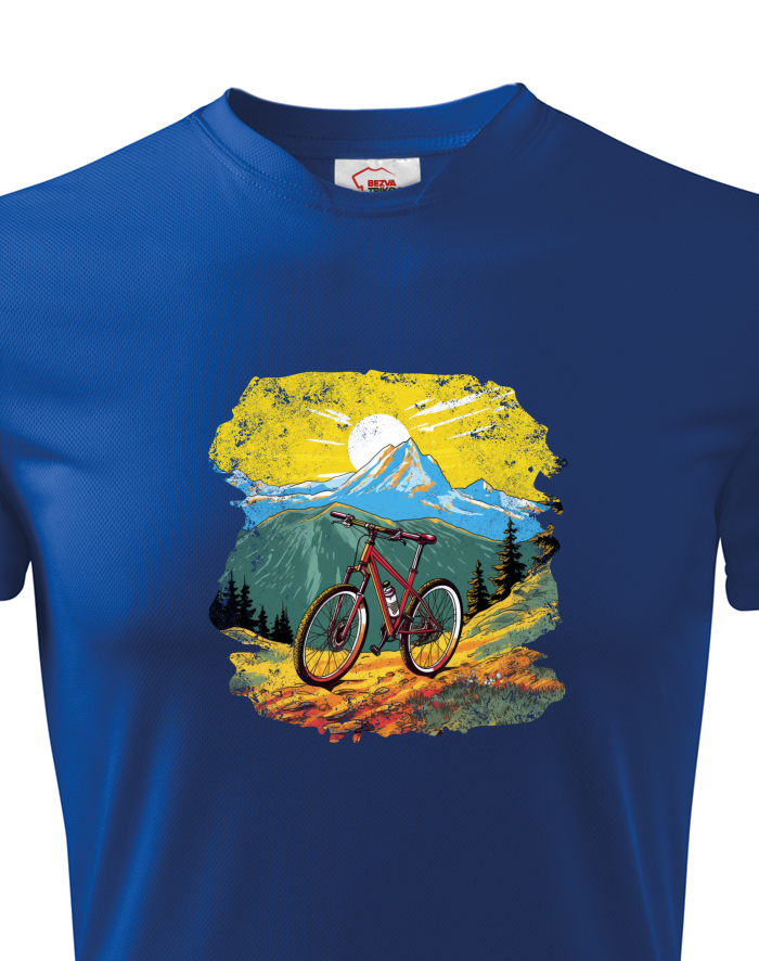 Dětské funkční tričko MTB hory