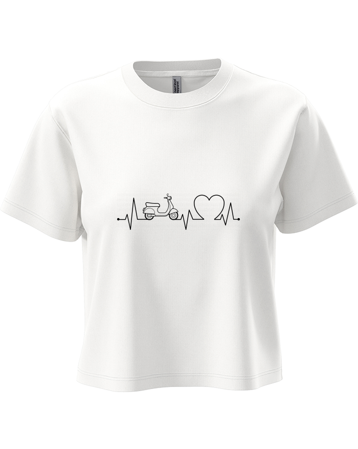 Dámský crop top Tep - skútr