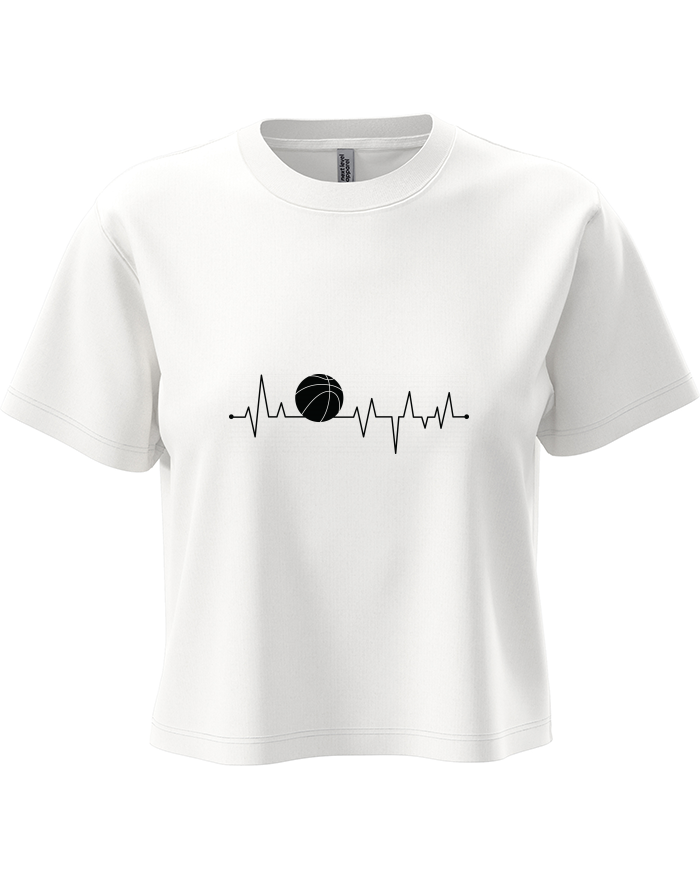 Dámský crop top Tep - Basketbalový míč