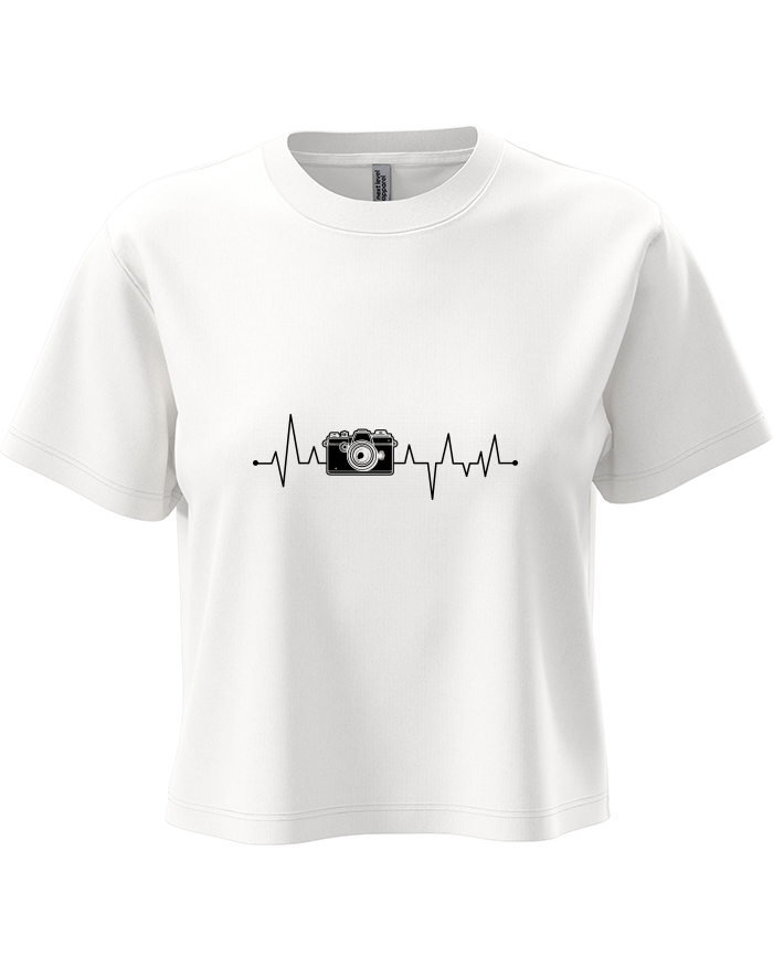 Dámský crop top Tep - Fotoaparát