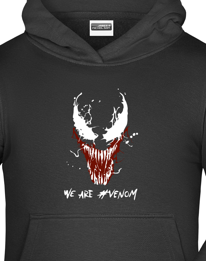 Dětská mikina s kapucí Venom – We Are Venom