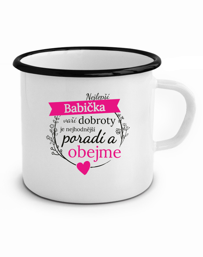 Plechový hrneček – Nejlepší babička