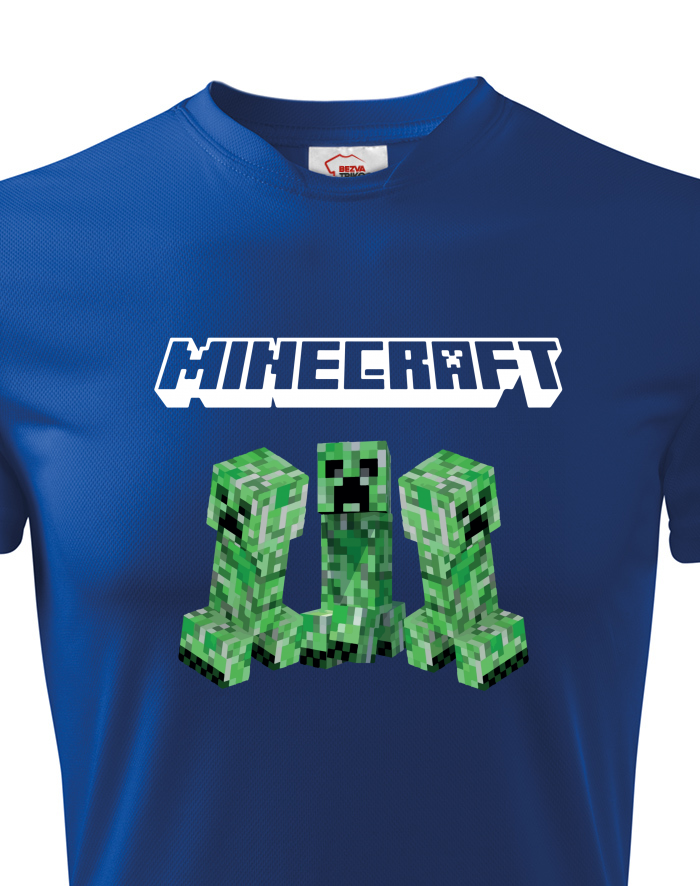 Dětské funkční tričko Minecraft Creeper