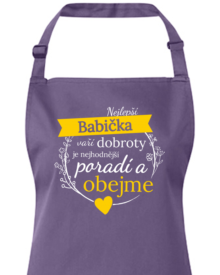 Zástěra s laclem Nejlepší babička