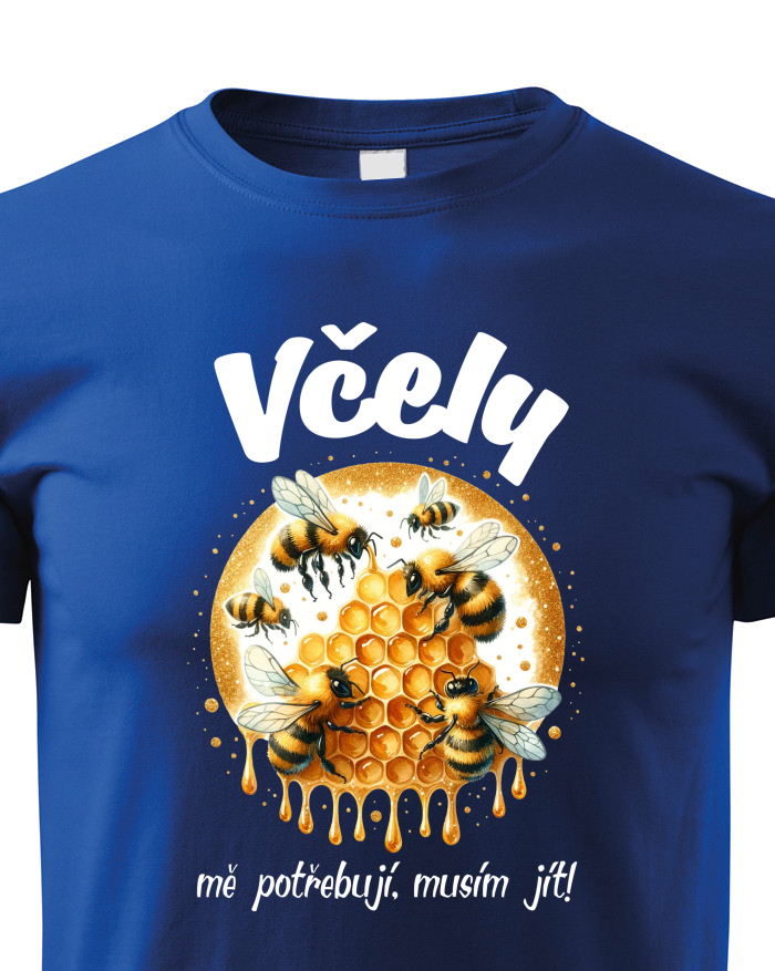 Dětské tričko Včely mě potřebují musím jít