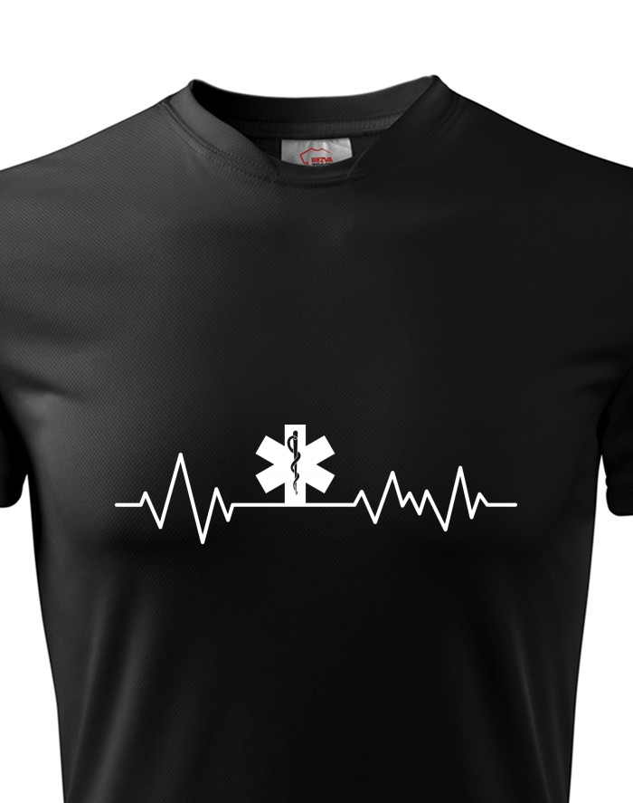 EKG tričko pro zdravotníky