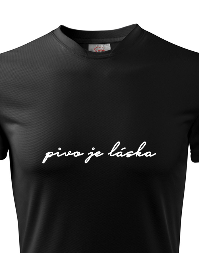 Pánské funkční tričko Pivo je láska