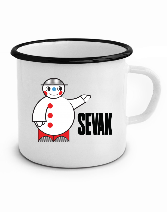Plechový hrneček Sevak