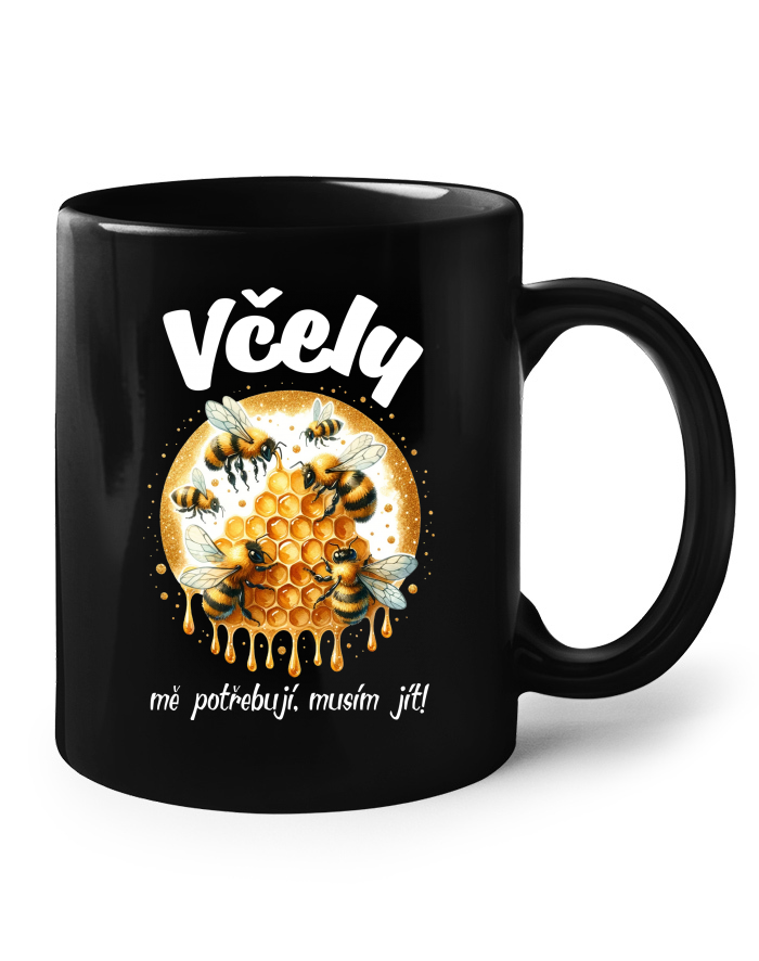 Keramický hrnek - Včely mě potřebují