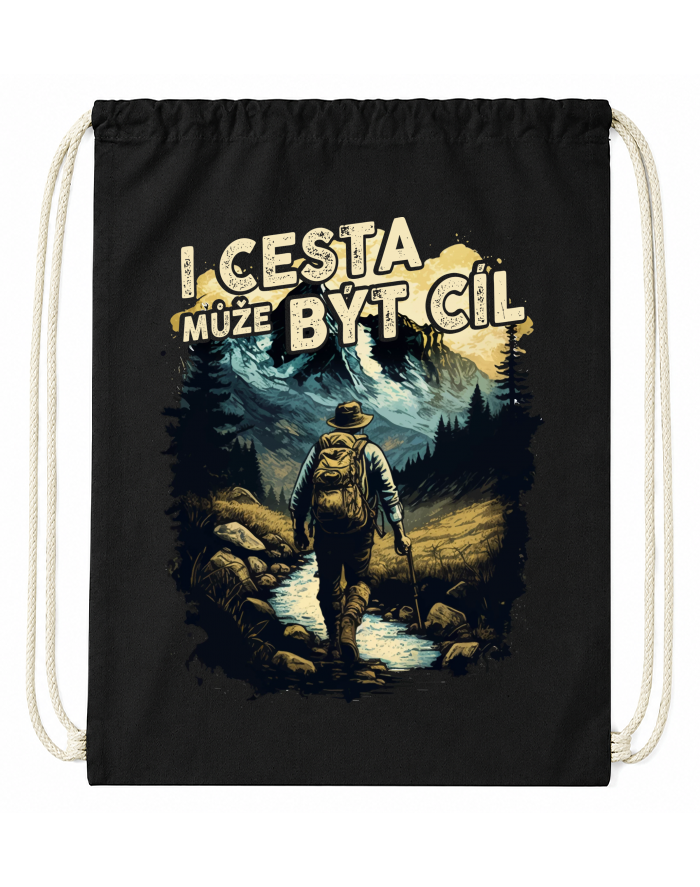 Bavlněný vak na záda I cesta může být cíl