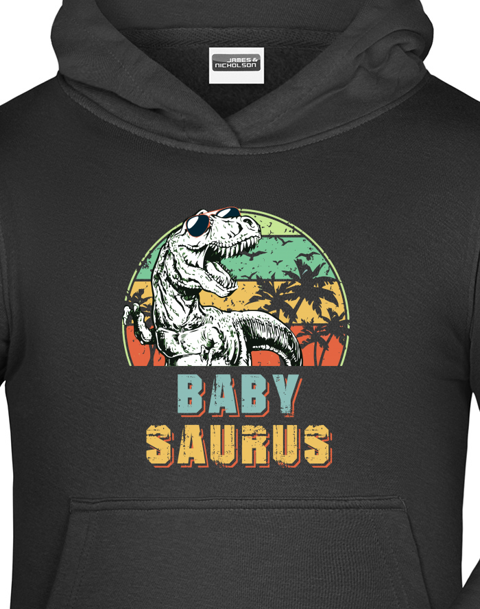 Dětská mikina s kapucí Babysaurus