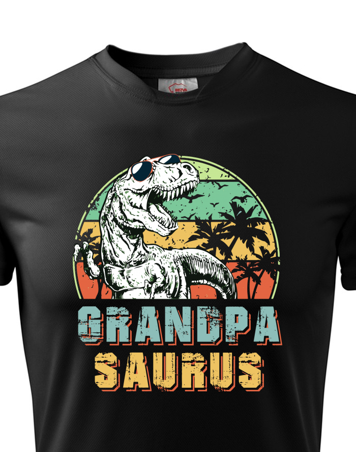 Grandpasaurus – pánské funkční tričko