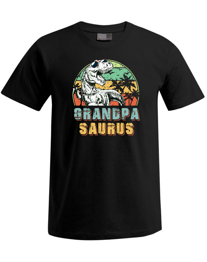 Grandpasaurus pánské tričko Plus Size