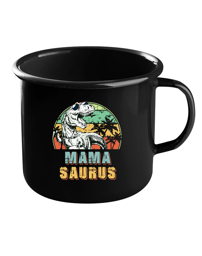 Plechový hrneček Mamasaurus