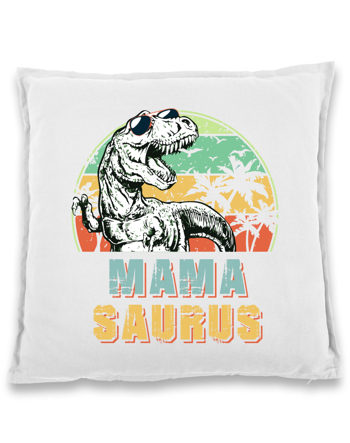Mamasaurus – bavlněný polštář s potiskem