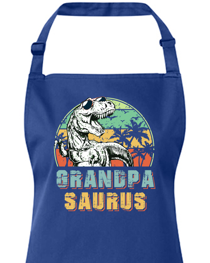 Grandpasaurus – zástěra s laclem