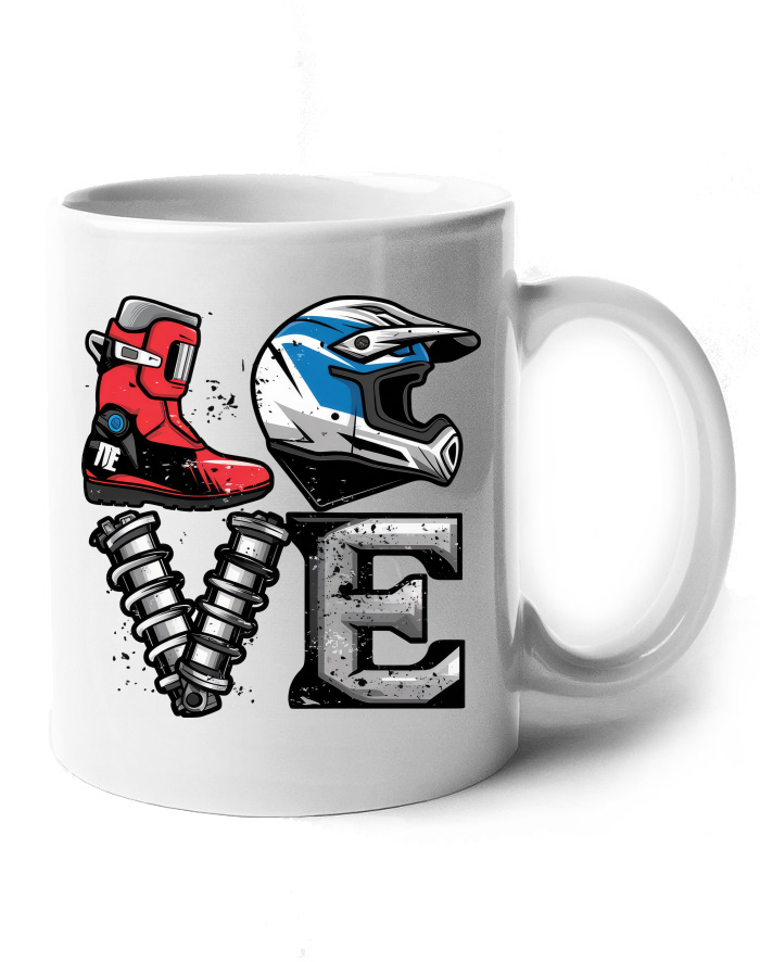 Love motocross - keramický hrnek