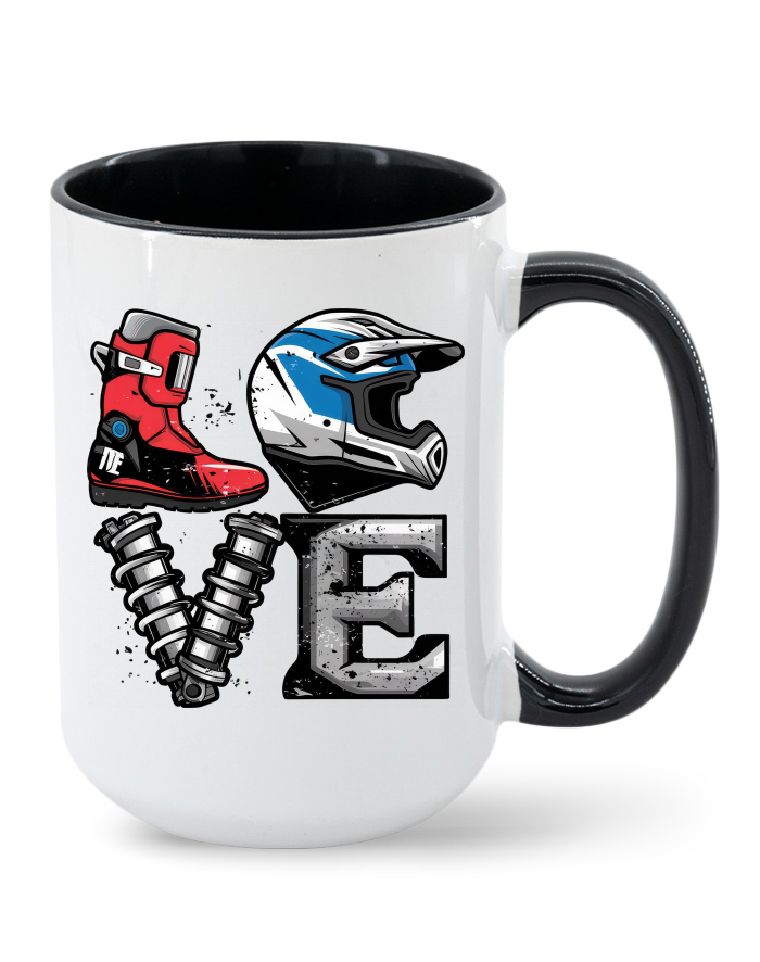 Love motocross - keramický hrnek