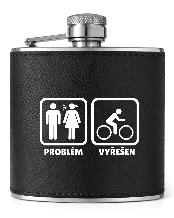 Kožená placatka 177 ml – Problém vyřešen cyklista