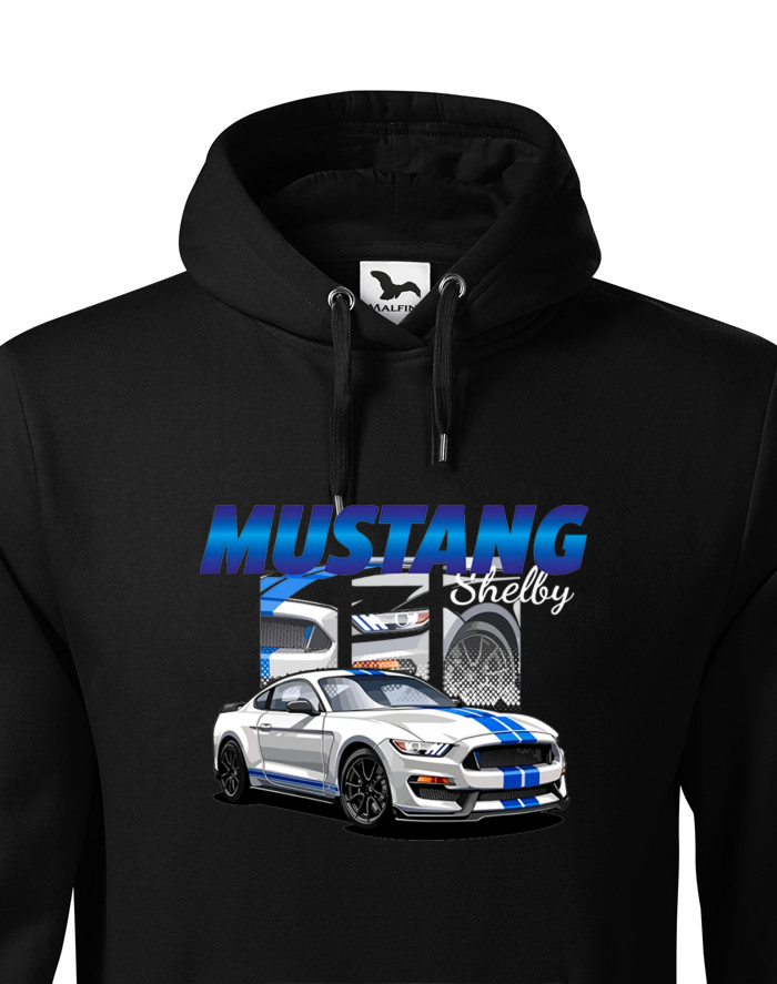 Pánská mikina s kapucí Mustang Shelby