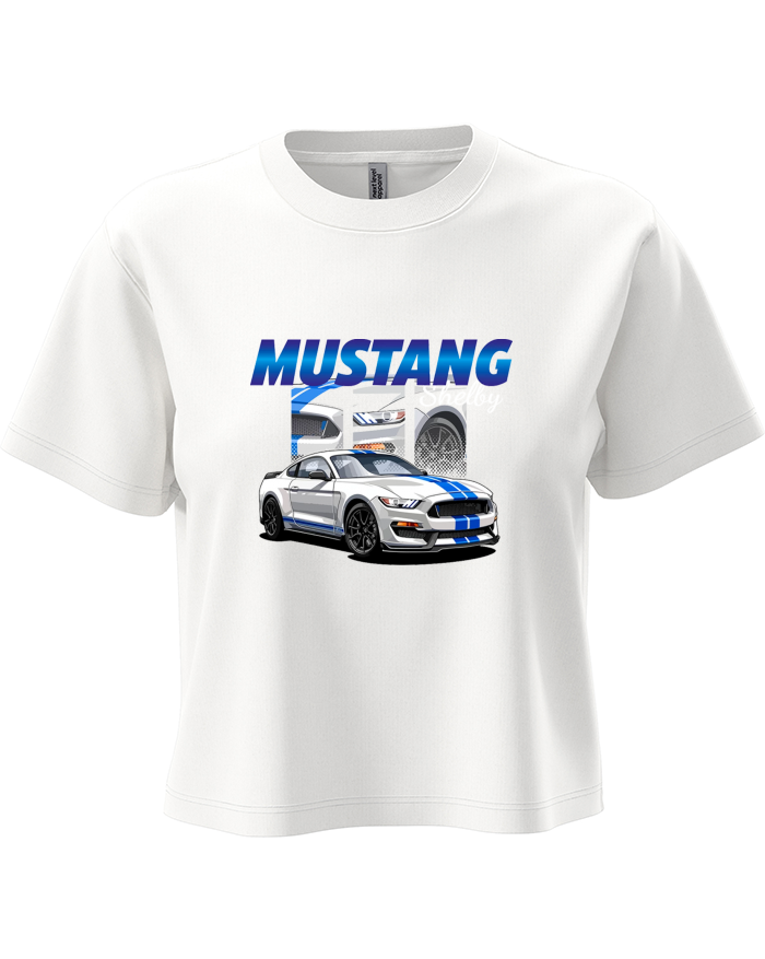Dámský crop top Mustang Shelby