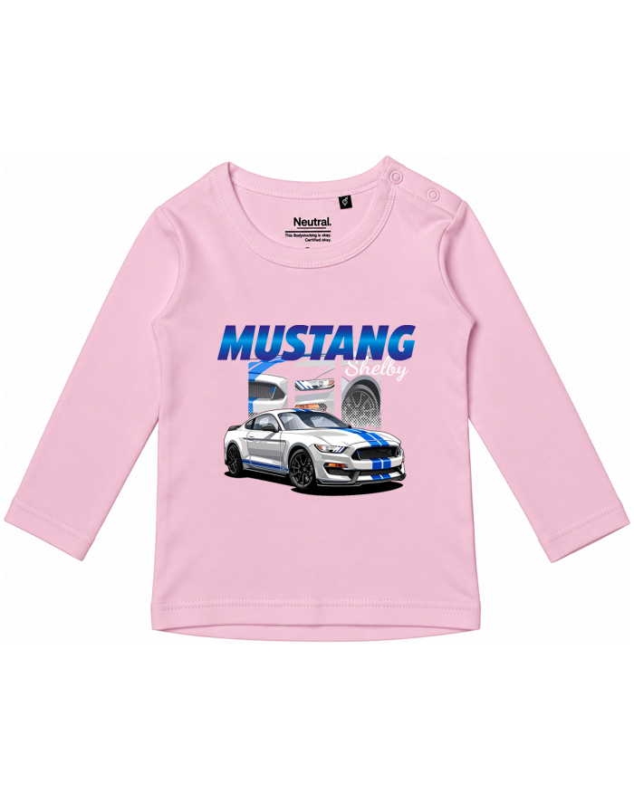 Dětské tričko s dlouhým rukávem Mustang Shelby