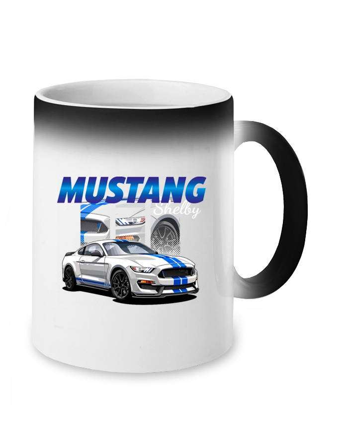 Magický měnící se hrnek Mustang Shelby