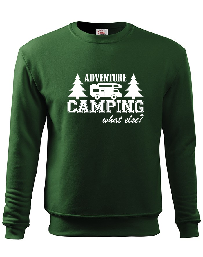 Pánská mikina bez kapuce Adventure Camping