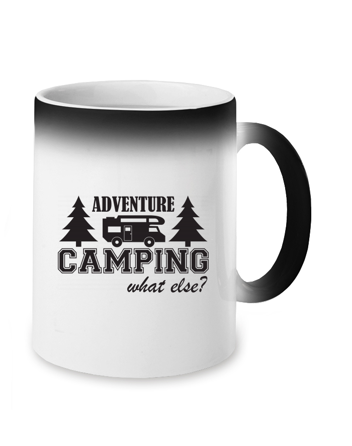 Magický měnící se hrnek Adventure Camping