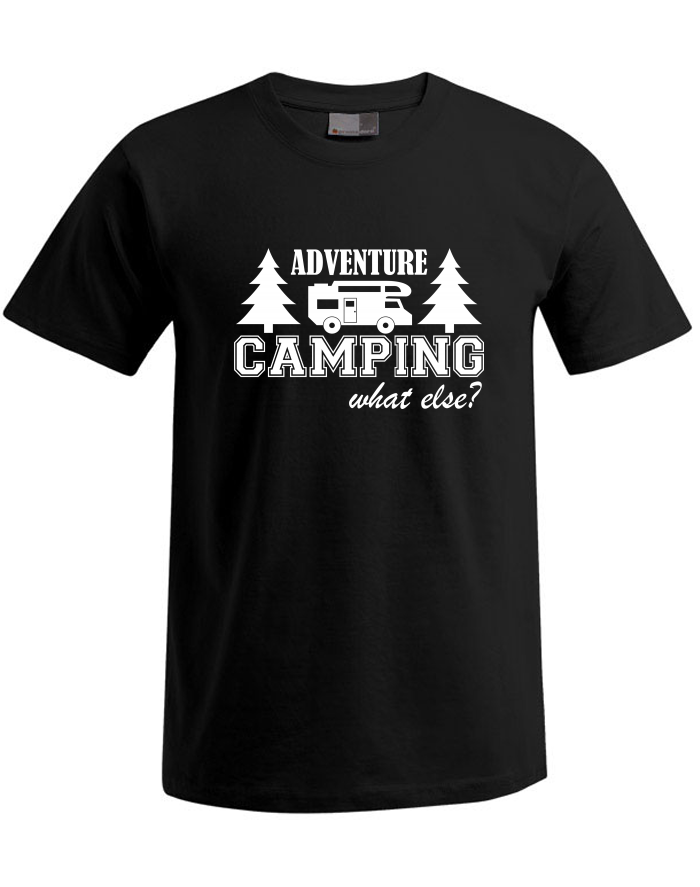 Pánské tričko Plus Size Adventure Camping