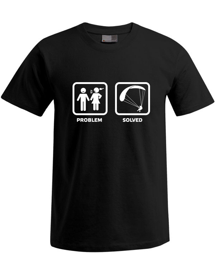 Pánské tričko Plus Size Paragliding Problem? Solved