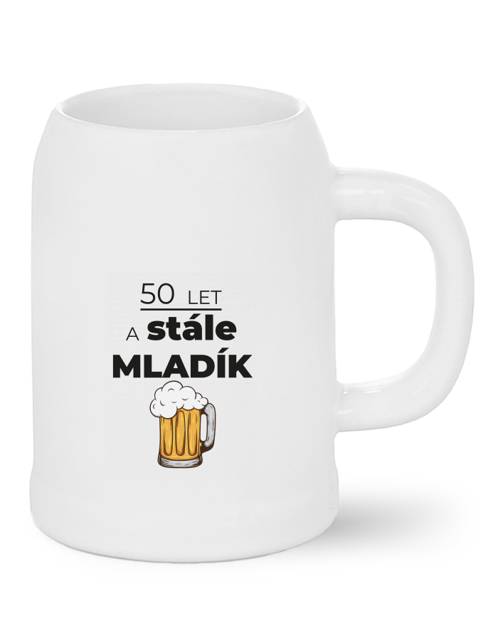 Pivní půllitr 50 let a stále mladík