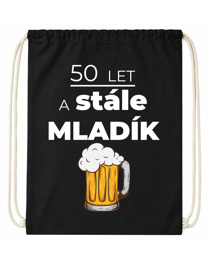 Bavlněný vak na záda - 50 let a stále mladík