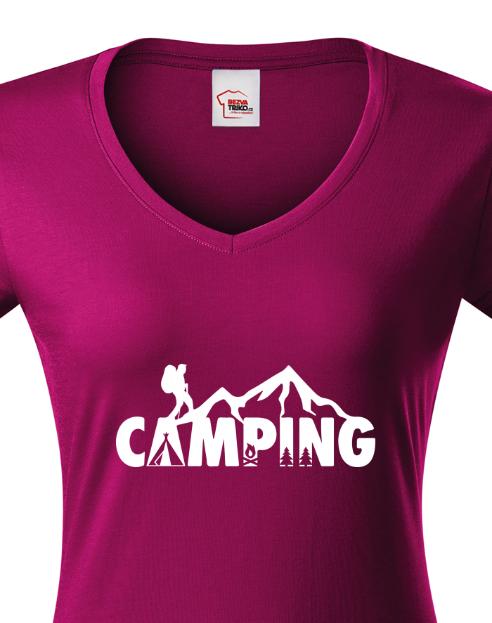 Dámské tričko Camping