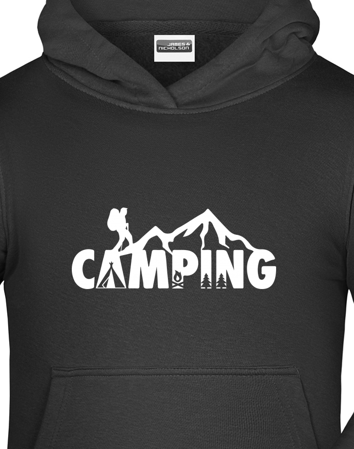 Dětská mikina s kapucí Camping