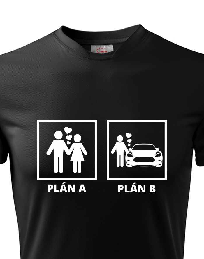 Plán A a plán B – pánské funkční tričko