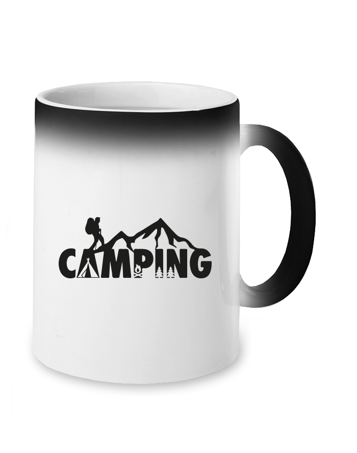 Camping – magický měnící se hrnek
