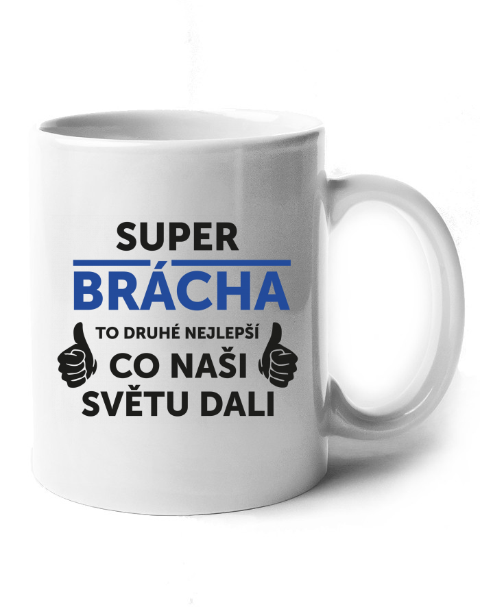 Keramický hrnek Super brácha