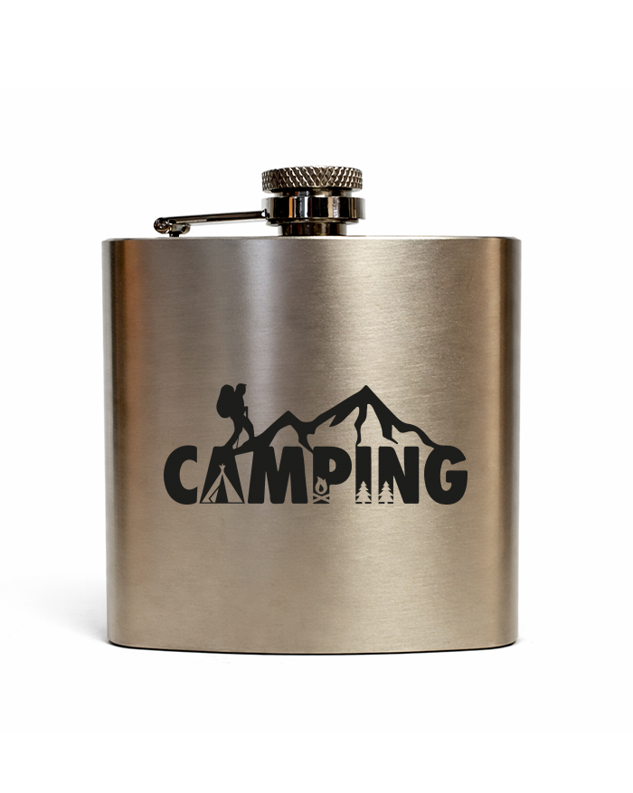 Nerezová placatka 180 ml – Camping