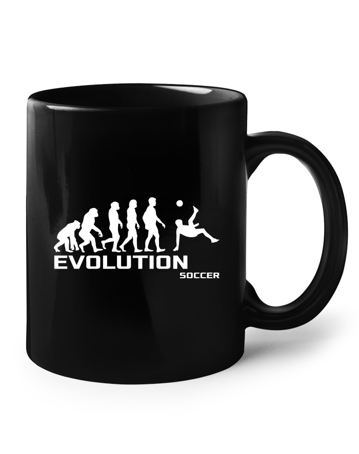 Keramický hrnek Evoluce fotbalu
