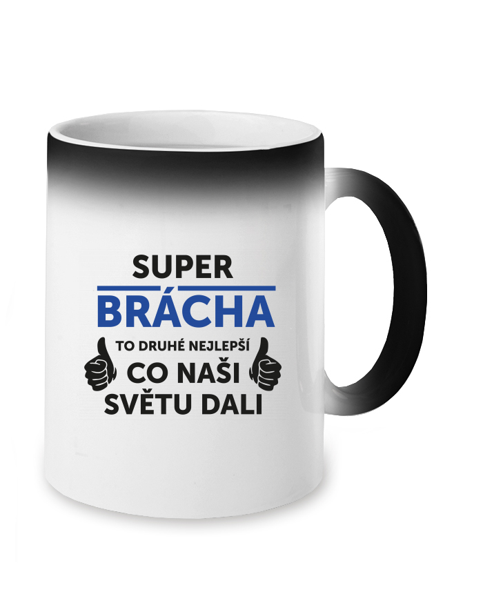 Super brácha - magický měnící se hrnek
