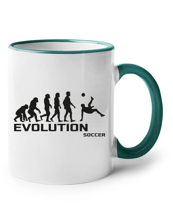 Keramický hrnek Evoluce fotbalu