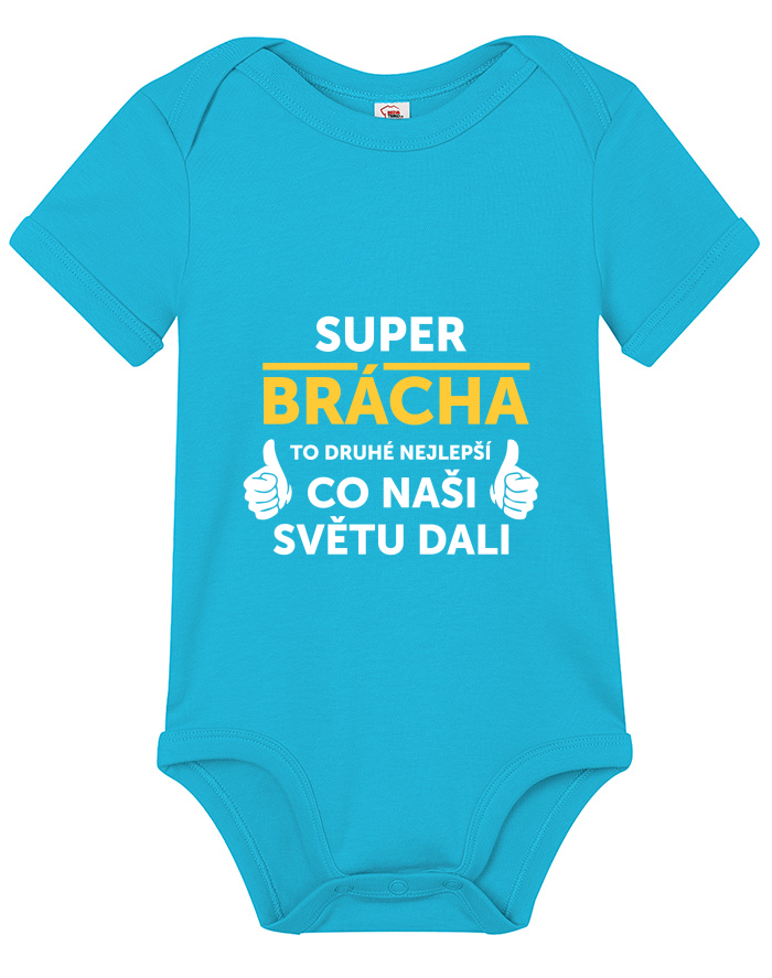 Dětské body s krátkým rukávem - Super brácha