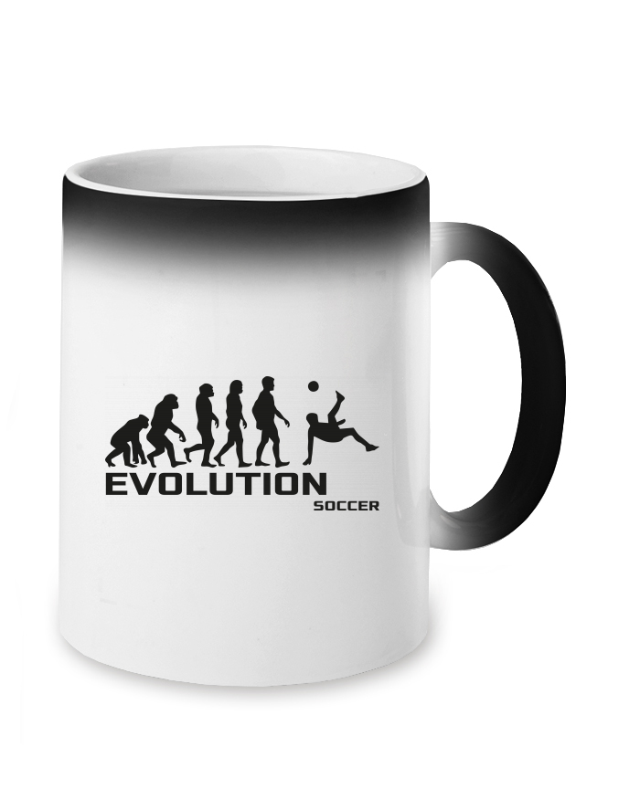Magický měnící se hrnek Evoluce fotbalu