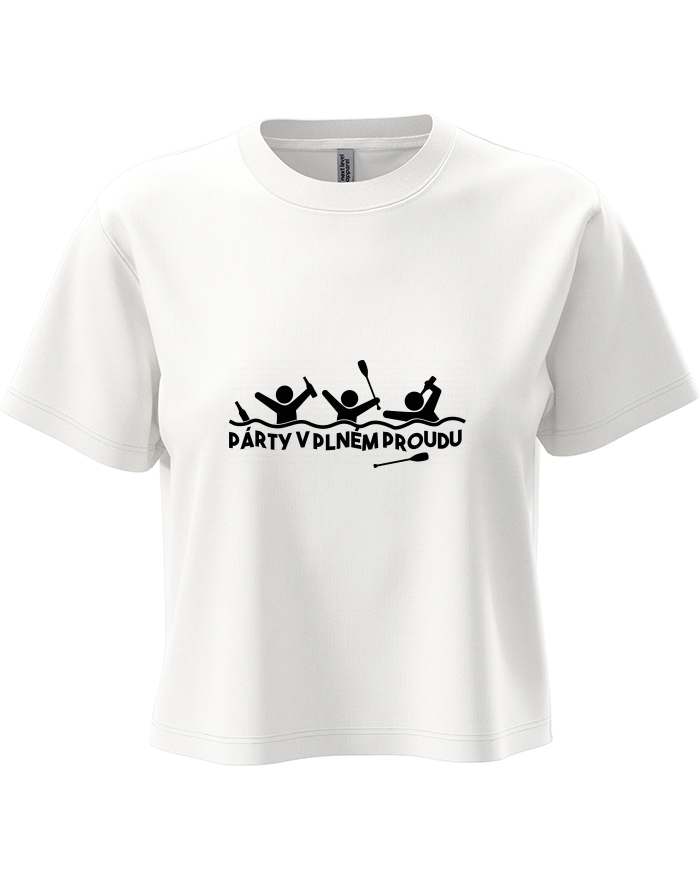 Dámský crop top Párty v plném proudu