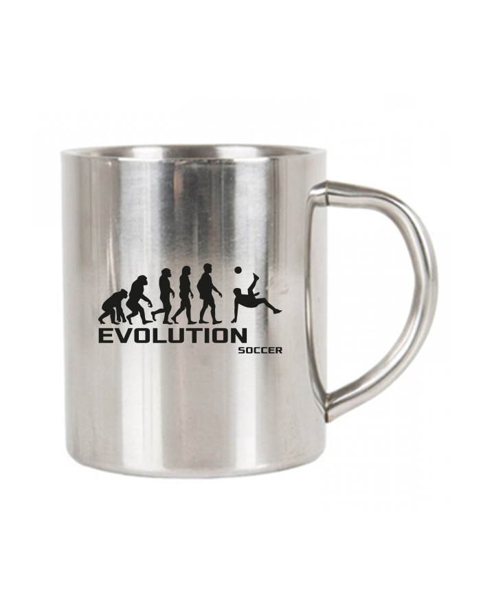 Nerezový termohrnek Evoluce fotbalu