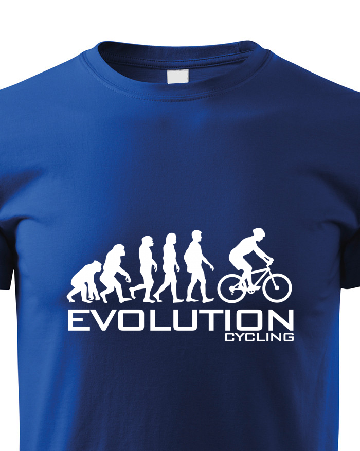 Dětské tričko Evoluce cyklistiky